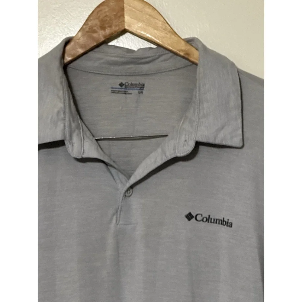 Columbia Men's Omni Shade  Short Sleeve‎ Utilizer Polo Shirt Size Large